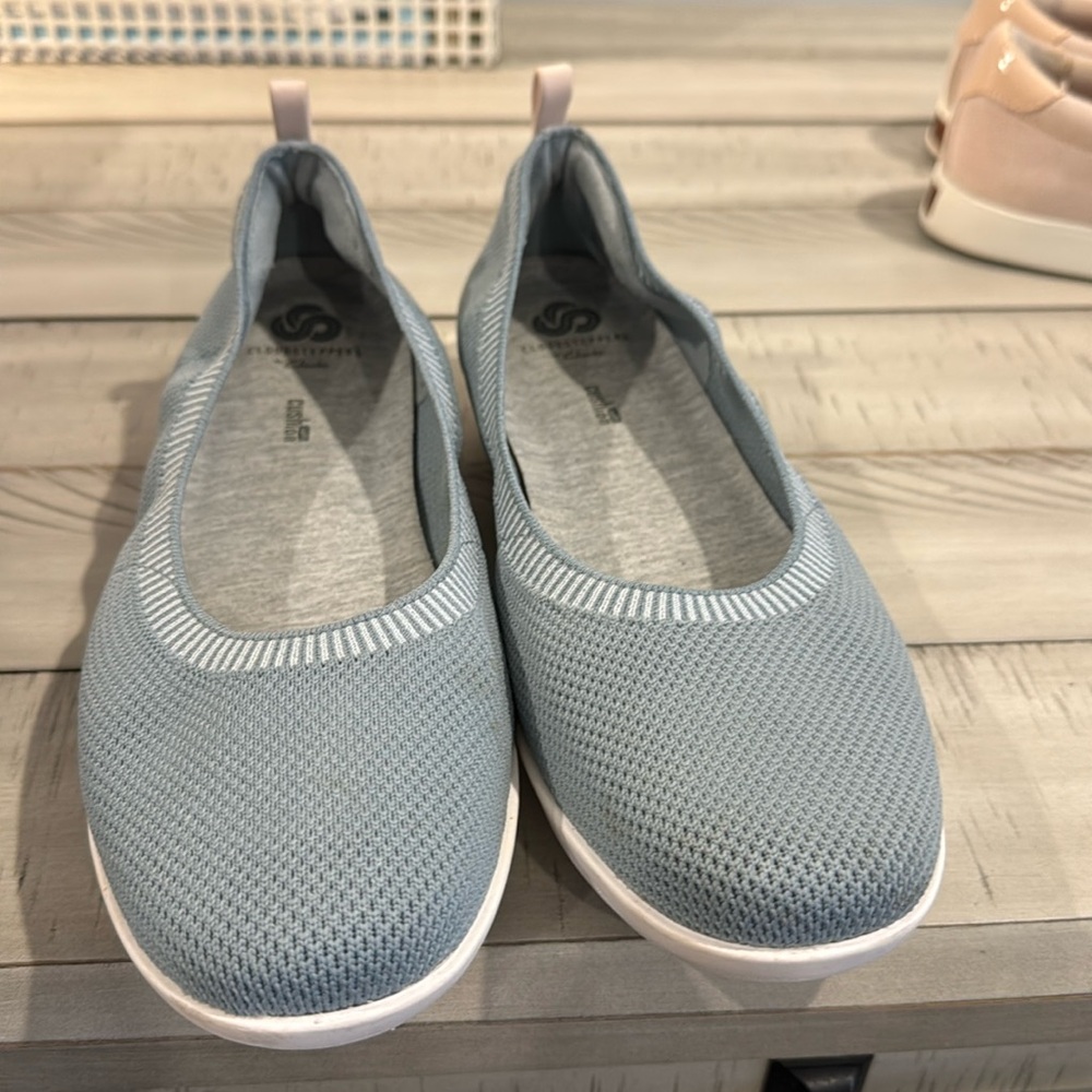 Clark’s cloud stoppers slip on shoe